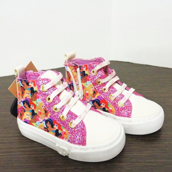Brand New Ground Up Princess Lace High-Top Sneakers. MultiColor. ECPS6016FL F55 - Picture 7 of 10